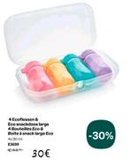Tupperware 4 ecoflessen & eco snackdoos Large, Huis en Inrichting, Keuken | Tupperware, Ophalen of Verzenden, Nieuw