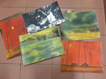 Lot mooie grote kunstfoto's zie detail foto's  beschikbaar voor biedingen