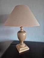 Landelijke tafellamp linnen kap beige, Enlèvement