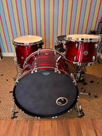 Gretsch USA Brooklyn + steel snare + red hardcases, Ophalen, Zo goed als nieuw