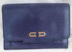 Portefeuille Delvaux violet bleu, Autres marques, Cuir, Bleu, Utilisé