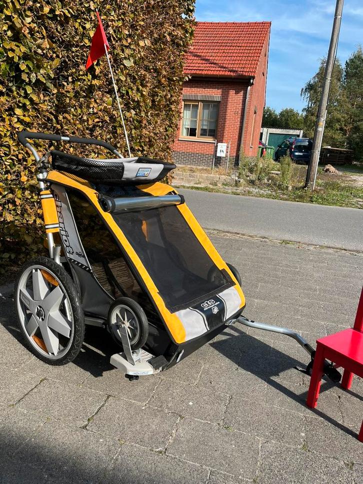 Chariot CTS lichtgewicht fietskar/loopwagen, nieuw=750 euro, Fietsen en Brommers, Fietsaccessoires | Aanhangwagens en Karren, Zo goed als nieuw