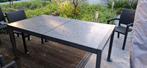 tuintafel granieten blad op aluminium frame, Tuin en Terras, Tuintafels, Ophalen, Gebruikt