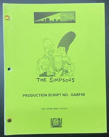 The Simpsons - Original production script + episode: 'The Se beschikbaar voor biedingen