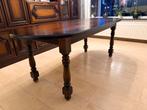 Mooie houten eettafel met 6  stoelen – set in goede staat, 150 à 200 cm, Cinq personnes ou plus, Comme neuf, Enlèvement
