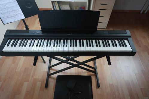 Yamaha P-125, Muziek en Instrumenten, Piano's, Zo goed als nieuw, Piano, Zwart, Ophalen