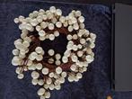 Decoratiekrans met witte bollen., Ophalen, Nieuw