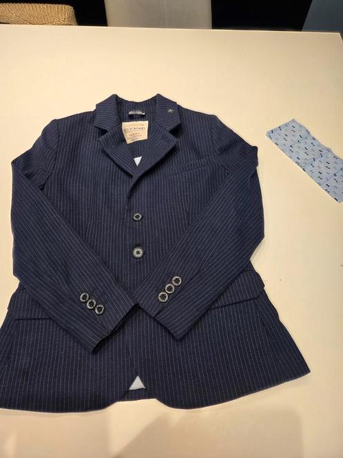 Kostuum Gymp:Blauw broek vest en gilet  maat 140, Kinderen en Baby's, Kinderkleding | Maat 140, Zo goed als nieuw, Broek, Ophalen of Verzenden