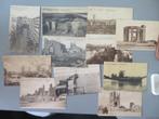 11 postkaarten WO1 Zeebrugge Ieper Diksmuide Nieuwpoort, Verzamelen, Verzenden, Landmacht, Foto of Poster