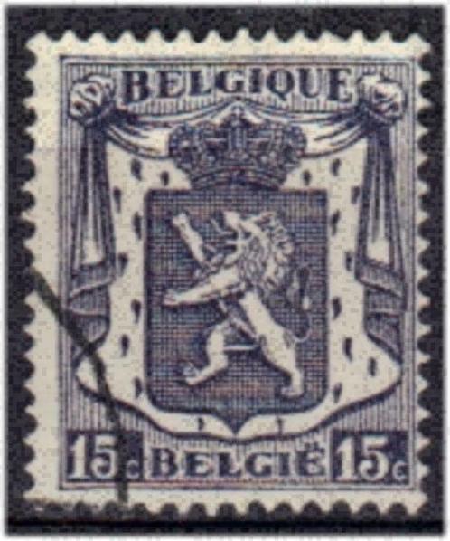 Belgie 1935 - Yvert/OBP 421 - Klein Staatswapen 15 c. (ST), Timbres & Monnaies, Timbres | Europe | Belgique, Affranchi, Envoi