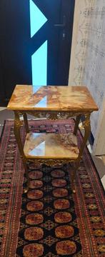 Onyx bijzet tafeltje, Antiek en Kunst, Ophalen of Verzenden
