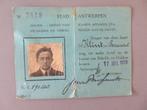 1928 Toeganspas Kaaien Dokken Stapelhuizen Schelde Antwerpen, Verzenden, Zo goed als nieuw, Kaart, Foto of Prent