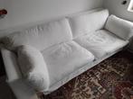 Zetel / sofa wit x2 voor 3-6 personen, Huis en Inrichting, Zetels | Complete zithoeken, Ophalen, Gebruikt, Hout, Design