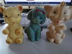 Curiosa vintage knijppopjes pieppopje Rubbertoys Combex 3x, Antiek en Kunst, Antiek | Speelgoed, Ophalen of Verzenden