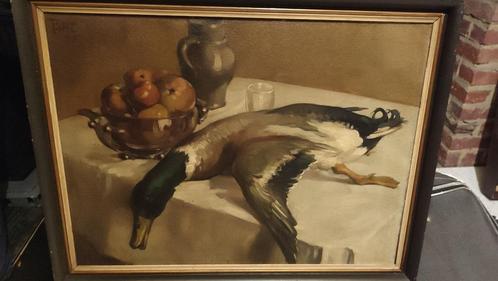 le canard jean patte, Antiek en Kunst, Kunst | Schilderijen | Klassiek, Ophalen