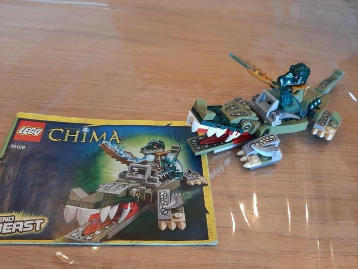 Set LEGO 70126 Chima - La bête légendaire du crocodile, Enfants & Bébés, Jouets | Duplo & Lego, Comme neuf, Lego, Ensemble complet