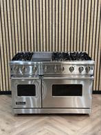 Viking Fornuis 121cm breed Inox + 2 GASOVENS, Elektronische apparatuur, Fornuizen, Ophalen of Verzenden, Grill, Gas