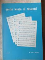 eerste lessen in fasleutel - leo praat, Boeken, Muziek, Ophalen, Zo goed als nieuw, Leo praat - jef de vos