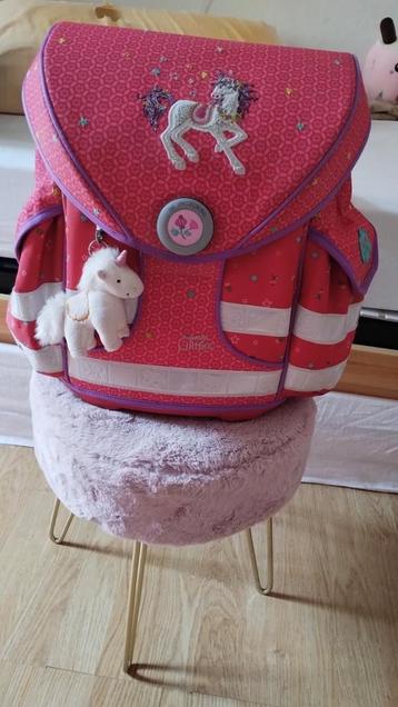 Cartable "Die Spiegelburg" Princesse Lillifee + accessoires, Enlèvement, Comme neuf