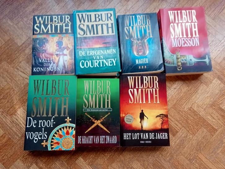 Wilbur Smith nog 7 delen., Boeken, Avontuur en Actie, Ophalen of Verzenden