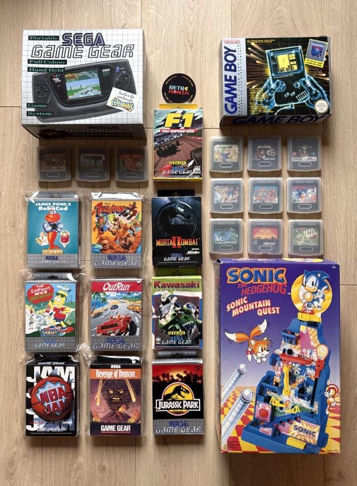 Sega Game Gear Console + Game Boy + spelletjes, Games en Spelcomputers, Games | Sega, Zo goed als nieuw, Game Gear, Ophalen of Verzenden