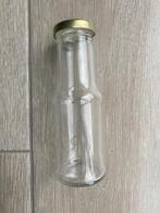 Glazen fles 200ml - Sausfles + deksel, Autres types, Enlèvement ou Envoi, Neuf
