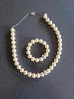 Mooie ketting Twice as Nice met bijpassende armband, Handtassen en Accessoires, Kettingen, Ophalen of Verzenden, Gebruikt