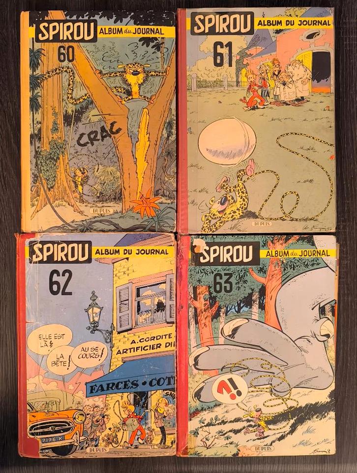 Collection Spirou – Albums du Journal n60 à 68, Boeken, Stripverhalen, Zo goed als nieuw, Ophalen of Verzenden
