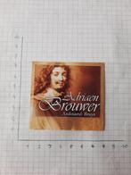 Bieretiket Adriaen Brouwer, Verzamelen, Ophalen of Verzenden, Nieuw
