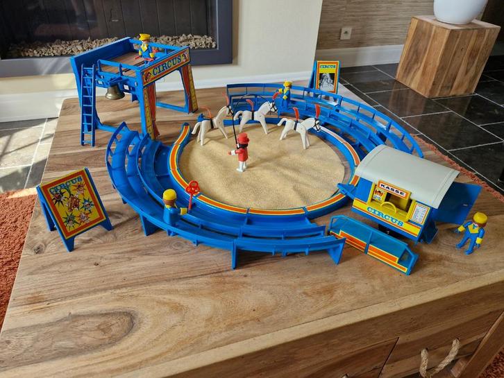 Vintage Playmobil circus 3510 + Playmobil acrobaten 3512, Kinderen en Baby's, Speelgoed | Playmobil, Gebruikt, Ophalen of Verzenden