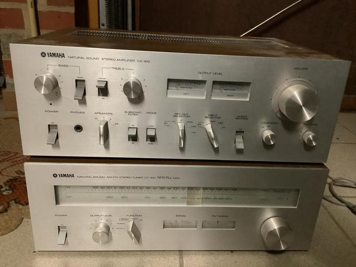 YAMAHA amplificateur CA-610 et tuner CT-610, Audio, Tv en Foto, Stereoketens, Gebruikt