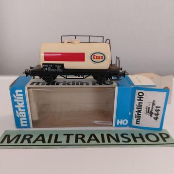 4440 MARKLIN HO - Ketelwagen ESSO/Wagon citerne ESSO OVP Mae beschikbaar voor biedingen