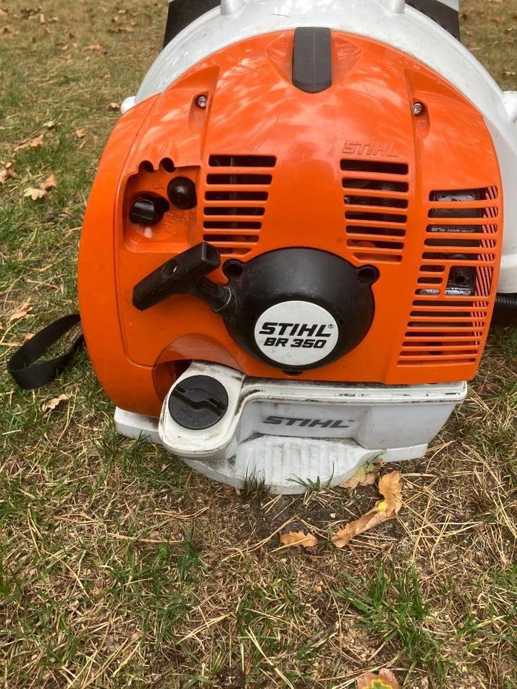 Verhuur bladblazer, Tuin en Terras, Bladblazers, Zo goed als nieuw, Ruggedragen, Benzine, Ophalen