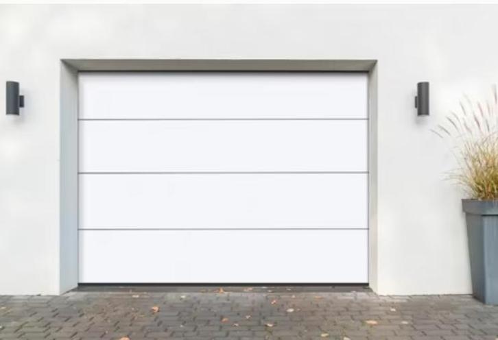 sectionale garagepoort automatische in kit wit, Doe-het-zelf en Bouw, Deuren en Vliegenramen, Gebruikt, Ophalen