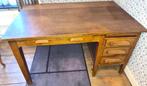 vintage houten bureau, Antiek en Kunst, Ophalen