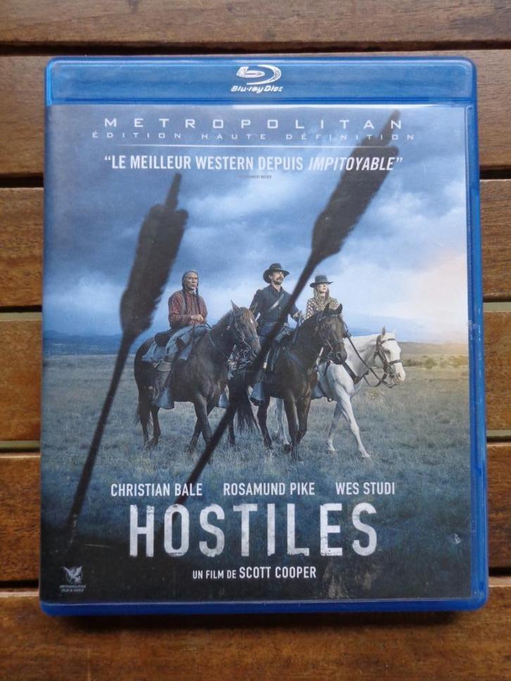 )))  Bluray   Hostiles  //  Western  (((, CD & DVD, Blu-ray, Comme neuf, Aventure, Enlèvement ou Envoi