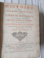 livres Très Rares :Histoire des Chevaliers Hospitaliers 1726, Gelezen, Ophalen of Verzenden