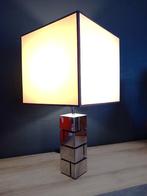 Lampe CURTIS JERE building Vintage Brutaliste 70's USA, Maison & Meubles, Lampes | Lampes de table, Comme neuf, Enlèvement, Métal