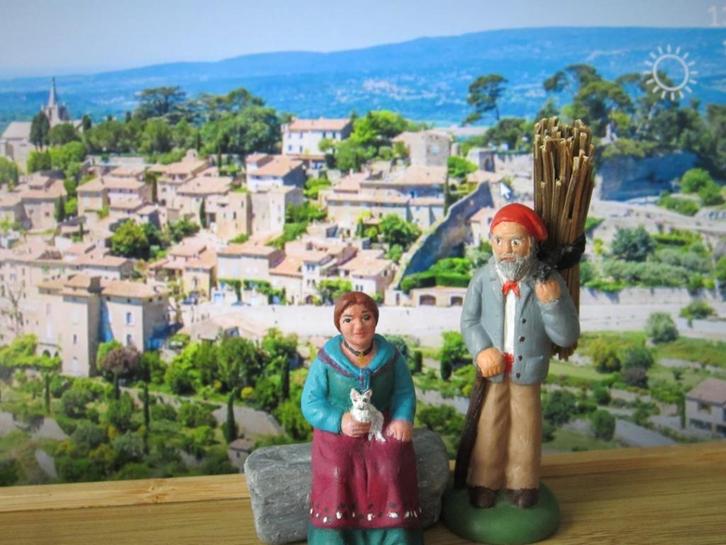 PROVENCAALSE KERSTSANTON, Verzamelen, Beelden en Beeldjes, Gebruikt, Overige typen, Ophalen of Verzenden