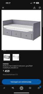Hemnes bedbank + pocketveringmatras, Ophalen, Zo goed als nieuw