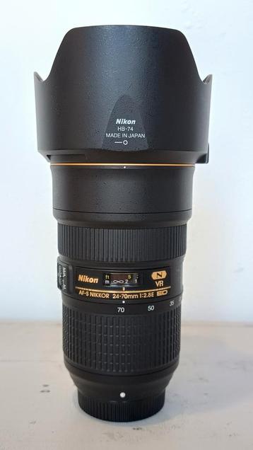 Nikon AF-S 24-70mm F/2.8E ED VR, version stabilisée, Enlèvement, Comme neuf