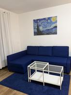 Tables gigognes, lot de 2, blanc/verre, 90x50 cm, Moins de 50 cm, Verre, 50 à 100 cm, Chic simple en verre