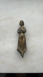 Antieke Messing Raamkruk Meubelbeslag Neoklassieke Vrouwenfi, Antiek en Kunst, Ophalen