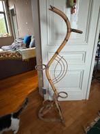Originele vintage rotan plantenhouder slang, Huis en Inrichting, Kamerplanten, Ophalen