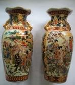 Paar vintage Chinese vazen, Antiek en Kunst, Antiek | Porselein, Ophalen of Verzenden