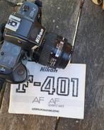 appareil photo analogique Nikon F-401 + objectif + flash, Reflex miroir, Utilisé, Enlèvement ou Envoi, Nikon