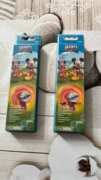 6 brossettes mickey, Handtassen en Accessoires, Uiterlijk | Mondverzorging, Ophalen of Verzenden, Nieuw, Opzetborstel