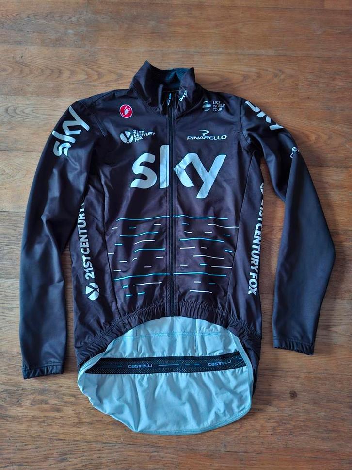 Castelli Team Sky Fietsjas M, Fietsen en Brommers, Fietsaccessoires | Fietskleding, Verzenden