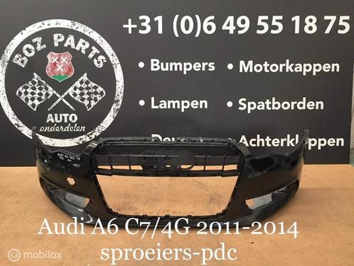 Audi A6 C7 4G voorbumper origineel 2011-2019, Autos : Pièces & Accessoires, Carrosserie & Tôlerie, Pare-chocs, Avant, Utilisé