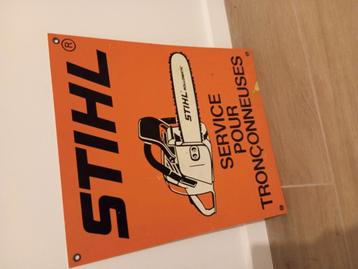 Plaque publicitaire tronçonneuses Stihl beschikbaar voor biedingen